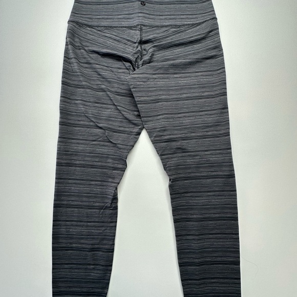 Lululemon Athletica Gray Leggings High-Waisted Stretch - Picture 3 of 4